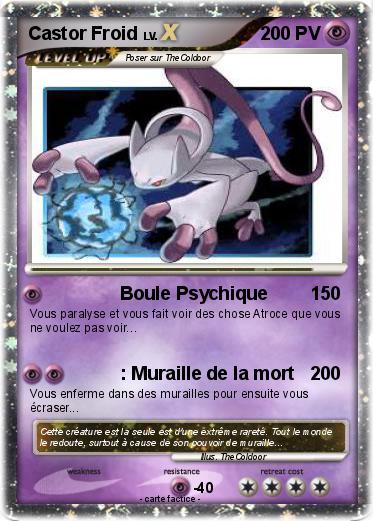Pokemon Castor Froid