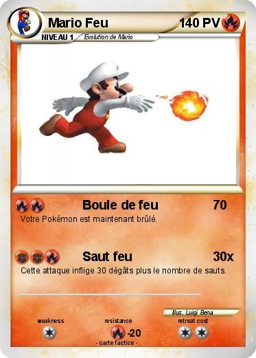 Pokemon Mario Feu