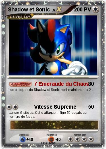 Pokemon Shadow et Sonic
