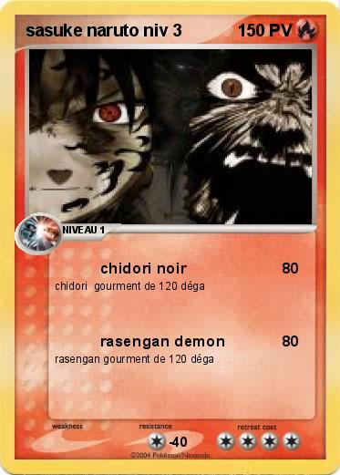 Pokemon sasuke naruto niv 3
