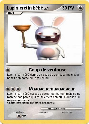 Pokemon Lapin cretin bébé