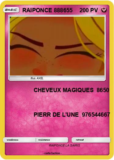 Pokemon RAIPONCE 888655