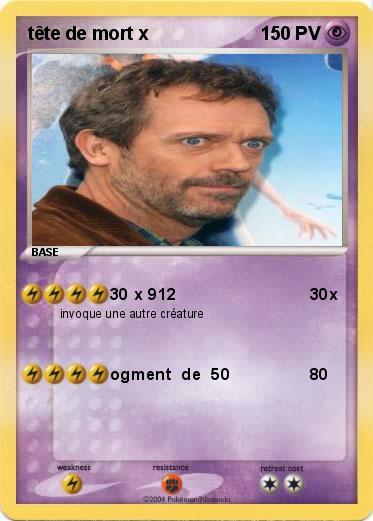 Pokemon tête de mort x