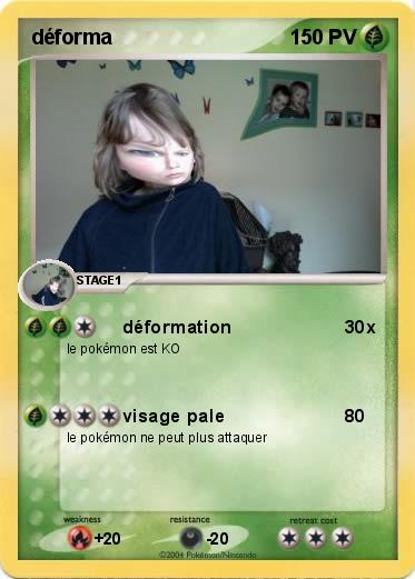 Pokemon déforma 