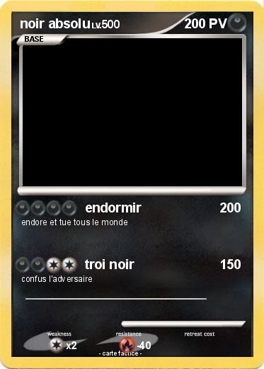 Pokemon noir absolu