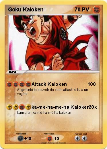Pokemon Goku Kaioken