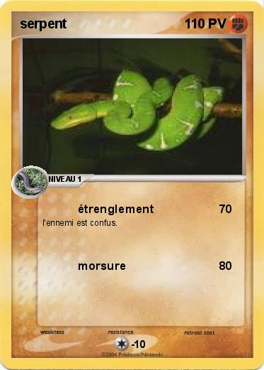 Pokemon serpent
