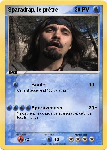 Pokemon Sparadrap, le prêtre 