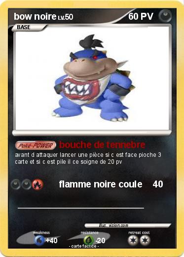 Pokemon bow noire