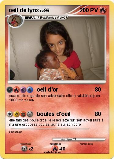 Pokemon oeil de lynx