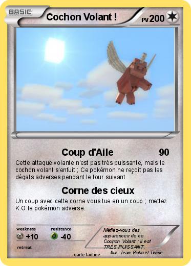 Pokemon Cochon Volant !