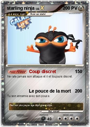 Pokemon starling ninja