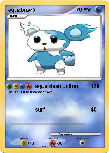 Pokemon aquabi