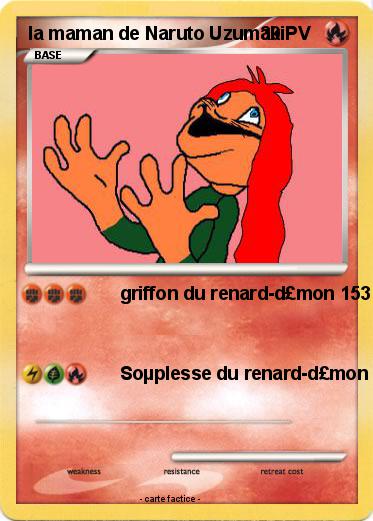 Pokemon la maman de Naruto Uzumaki