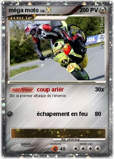 Pokemon méga moto