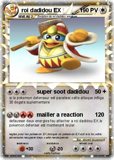 Pokemon roi dadidou EX