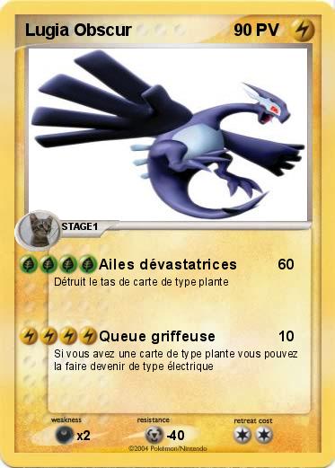Pokemon Lugia Obscur 