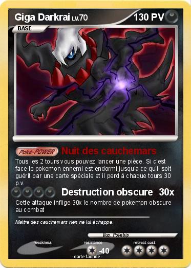 Pokemon Giga Darkrai