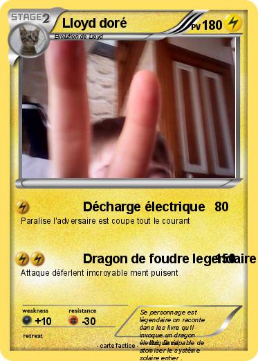 Pokemon Lloyd doré