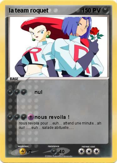 Pokemon la team roquet