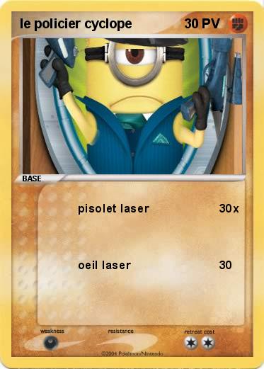 Pokemon le policier cyclope