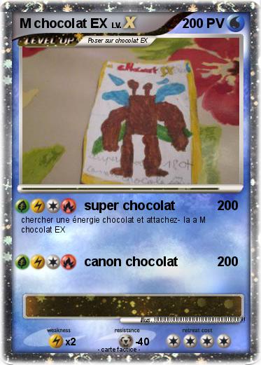 Pokemon M chocolat EX