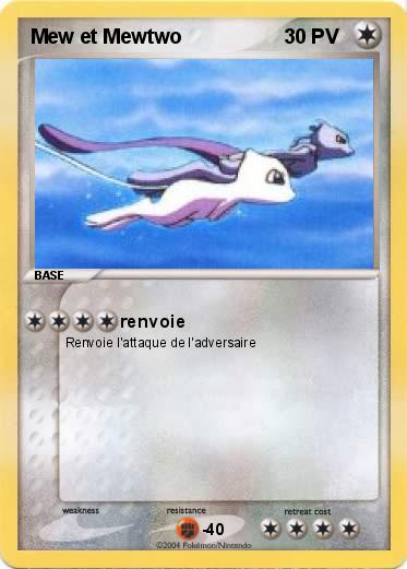 Pokemon Mew et Mewtwo