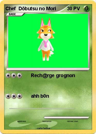 Pokemon Chef  Dōbutsu no Mori