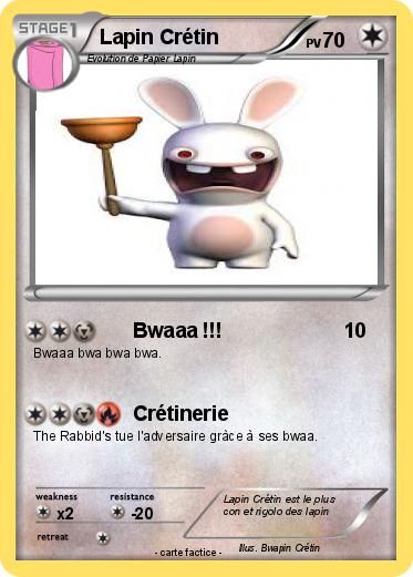 Pokemon Lapin Crétin