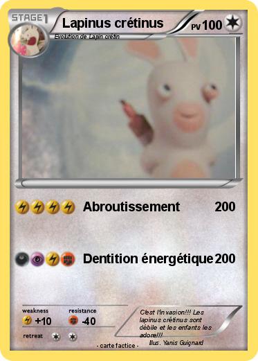 Pokemon Lapinus crétinus