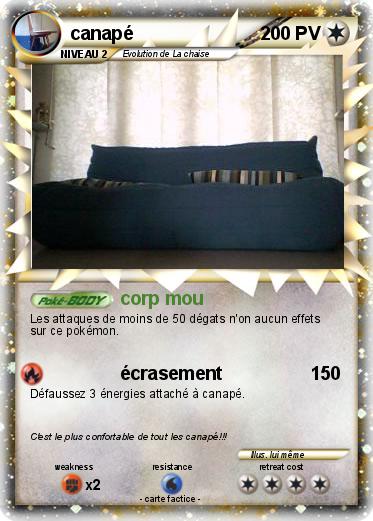 Pokemon canapé Pokemon canapé