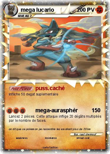 Pokemon mega lucario