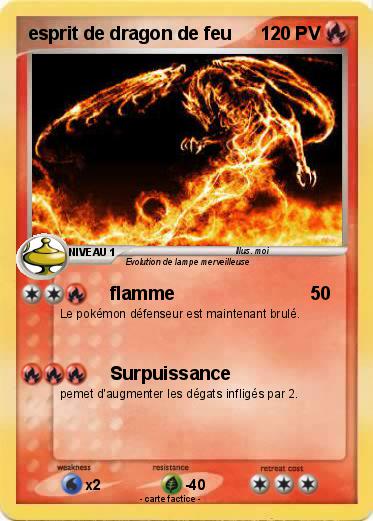 Pokemon esprit de dragon de feu