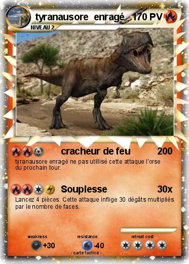 Pokemon tyranausore  enragé