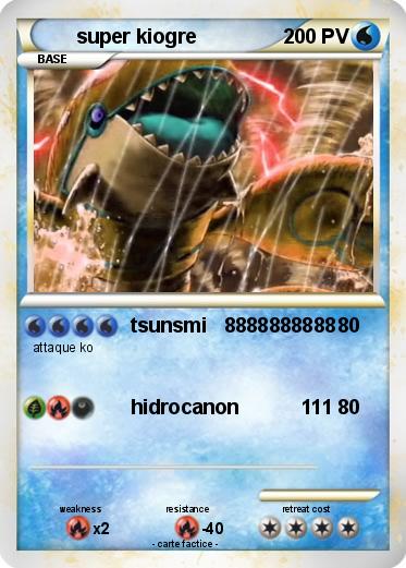 Pokemon super kiogre