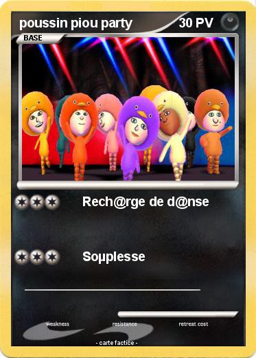 Pokemon poussin piou party