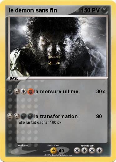 Pokemon le démon sans fin