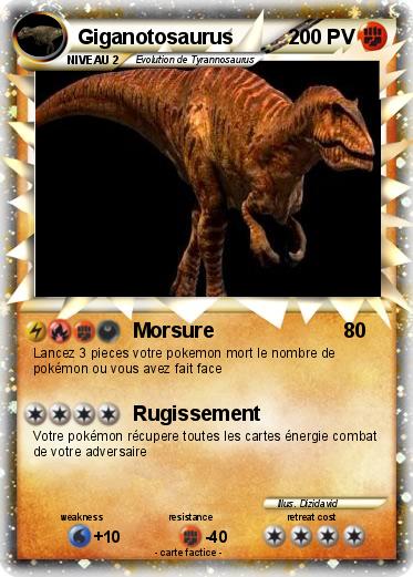 Pokemon Giganotosaurus