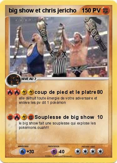 Pokemon big show et chris jericho