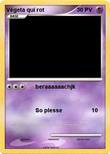 Pokemon Végeta qui rot