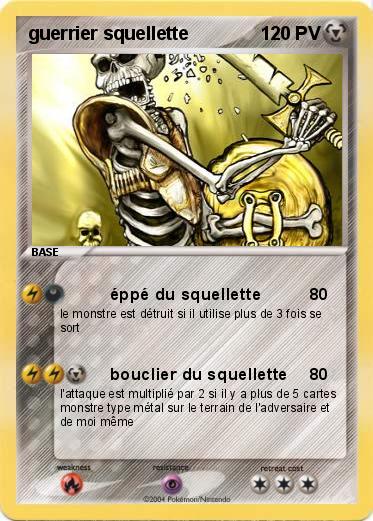 Pokemon guerrier squellette