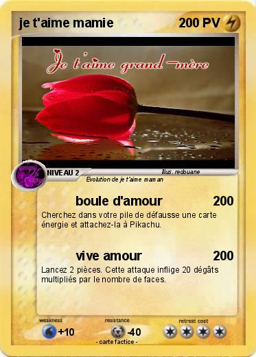 Pokemon je t'aime mamie