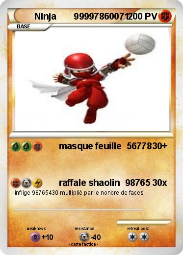 Pokemon Ninja       99997860071