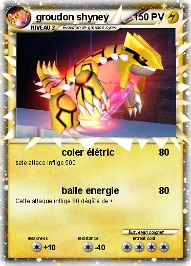 Pokemon groudon shyney
