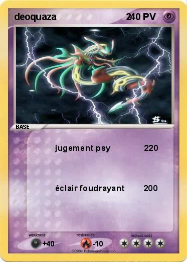 Pokemon deoquaza                           2 