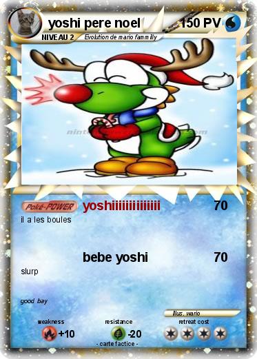Pokemon yoshi pere noel