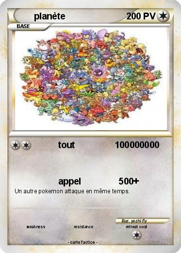 Pokemon planète