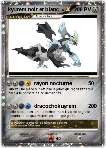 Pokemon kyurem noir et blanc