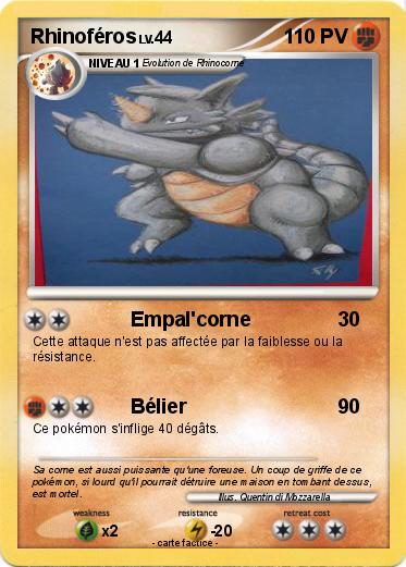 Pokemon Rhinoféros