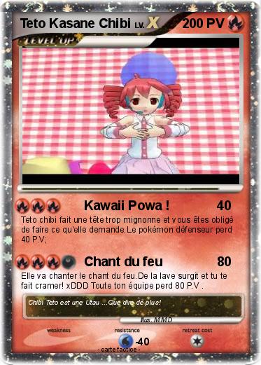 Pokemon Teto Kasane Chibi